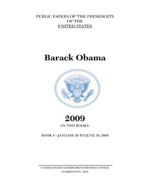 cover image of Public Papers of the Presidents of the United States